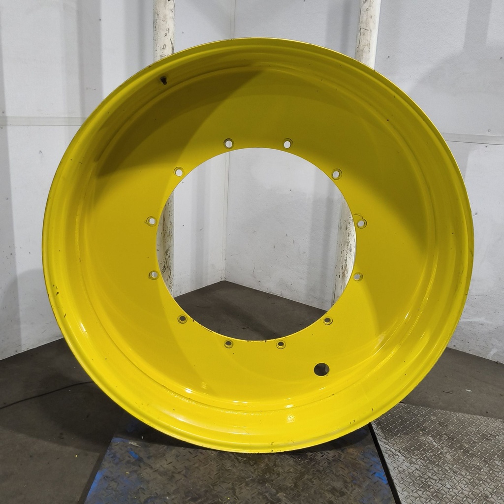 12"W x 54"D, John Deere Yellow 12-Hole Stub Disc , -3.38" Offset
