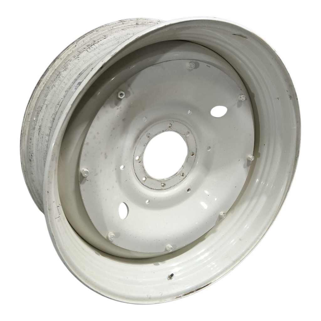 16"W x 42"D, Ford / New Holland White 8-Hole Stub Disc , 1.62" Offset