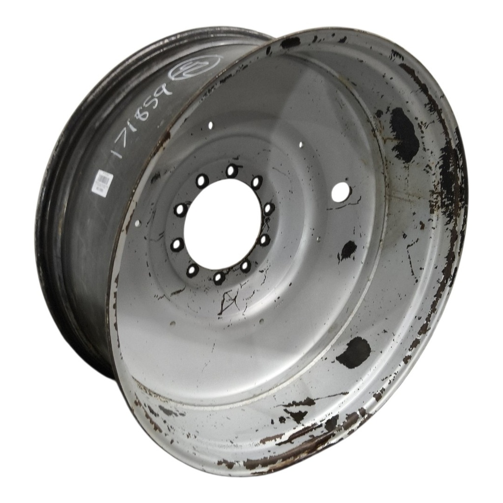 16"W x 42"D, Case IH Silver Mist 10-Hole Formed Plate , -9" Offset