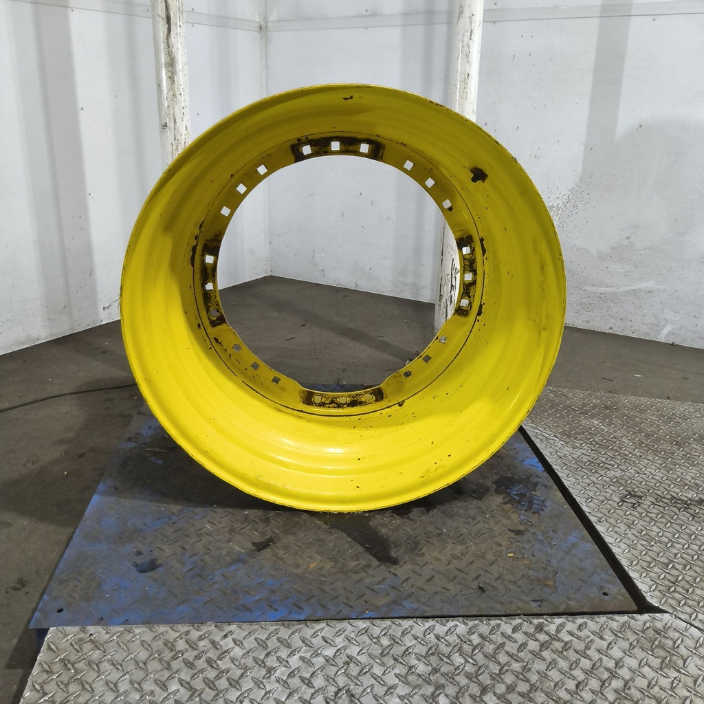 20"W x 30"D, John Deere Yellow 12-Hole Waffle Wheel (Groups of 3 bolts)