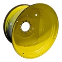 25"W x 46"D, John Deere Yellow 10-Hole Formed Plate , -13.25" Offset