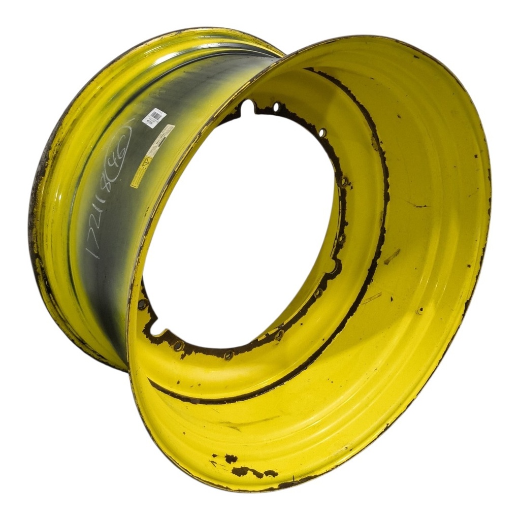25"W x 46"D, John Deere Yellow 12-Hole Stub Disc , -3.5" Offset