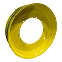 12"W x 54"D, John Deere Yellow 12-Hole Stub Disc , -3.38" Offset