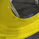 12"W x 54"D, John Deere Yellow 12-Hole Stub Disc , -3.38" Offset