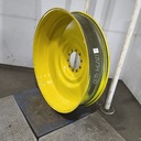 12"W x 54"D, John Deere Yellow 10-Hole Formed Plate , -9.12" Offset