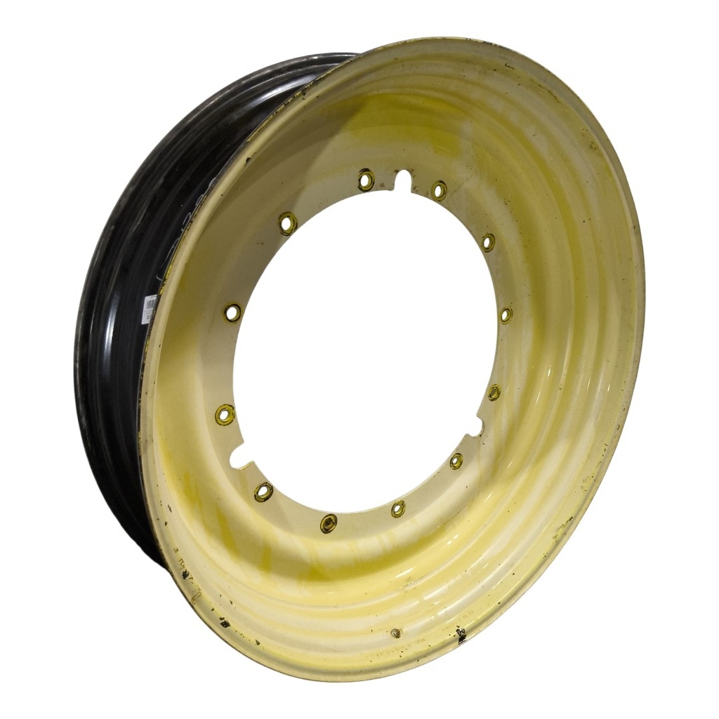 12"W x 50"D, John Deere Yellow 12-Hole Stub Disc , -3.12" Offset