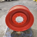 13"W x 34"D, Fendt/Agco Red 12-Hole Stub Disc , 1.62" Offset