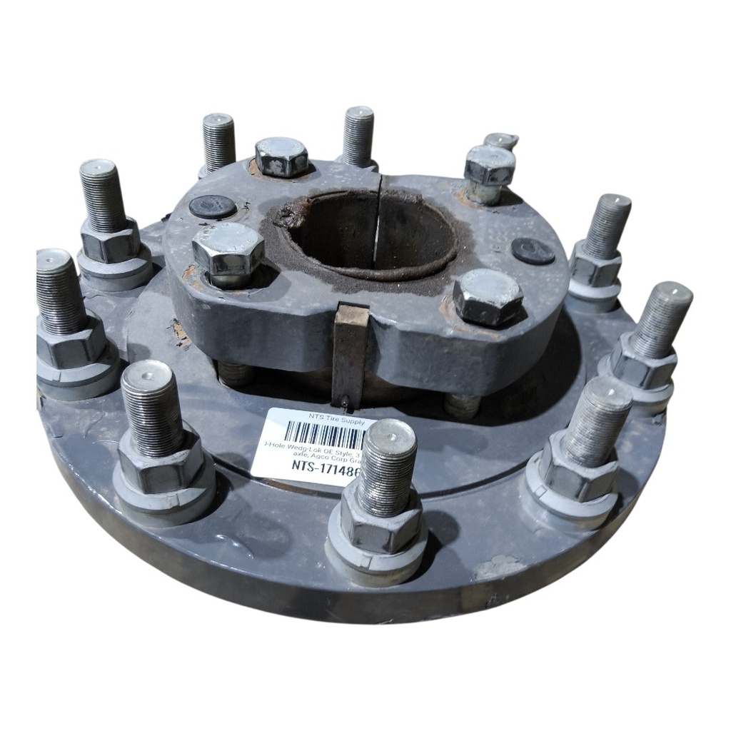 10-Hole Wedg-Lok OE Style, 3.74" (95mm) axle, Agco Corp Gray