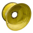 21"W x 32"D, John Deere Yellow 8-Hole Formed Plate , -3.25" Offset