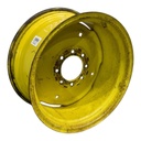 12"W x 24"D, John Deere Yellow 8-Hole Formed Plate , -0.25" Offset