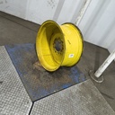 12"W x 24"D, John Deere Yellow 8-Hole Formed Plate , -0.25" Offset