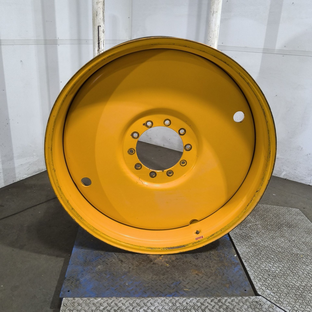13"W x 46"D, Hagie Orange 10-Hole Formed Plate Sprayer , -0.19" Offset