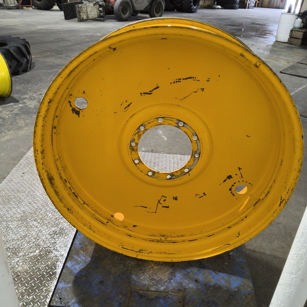 13"W x 46"D, Hagie Orange 10-Hole Formed Plate Sprayer , -0.19" Offset