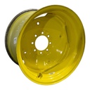 15"W x 24"D, John Deere Yellow 8-Hole Formed Plate , -2.12" Offset