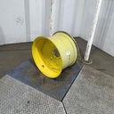 15"W x 24"D, John Deere Yellow 8-Hole Formed Plate , -2.12" Offset