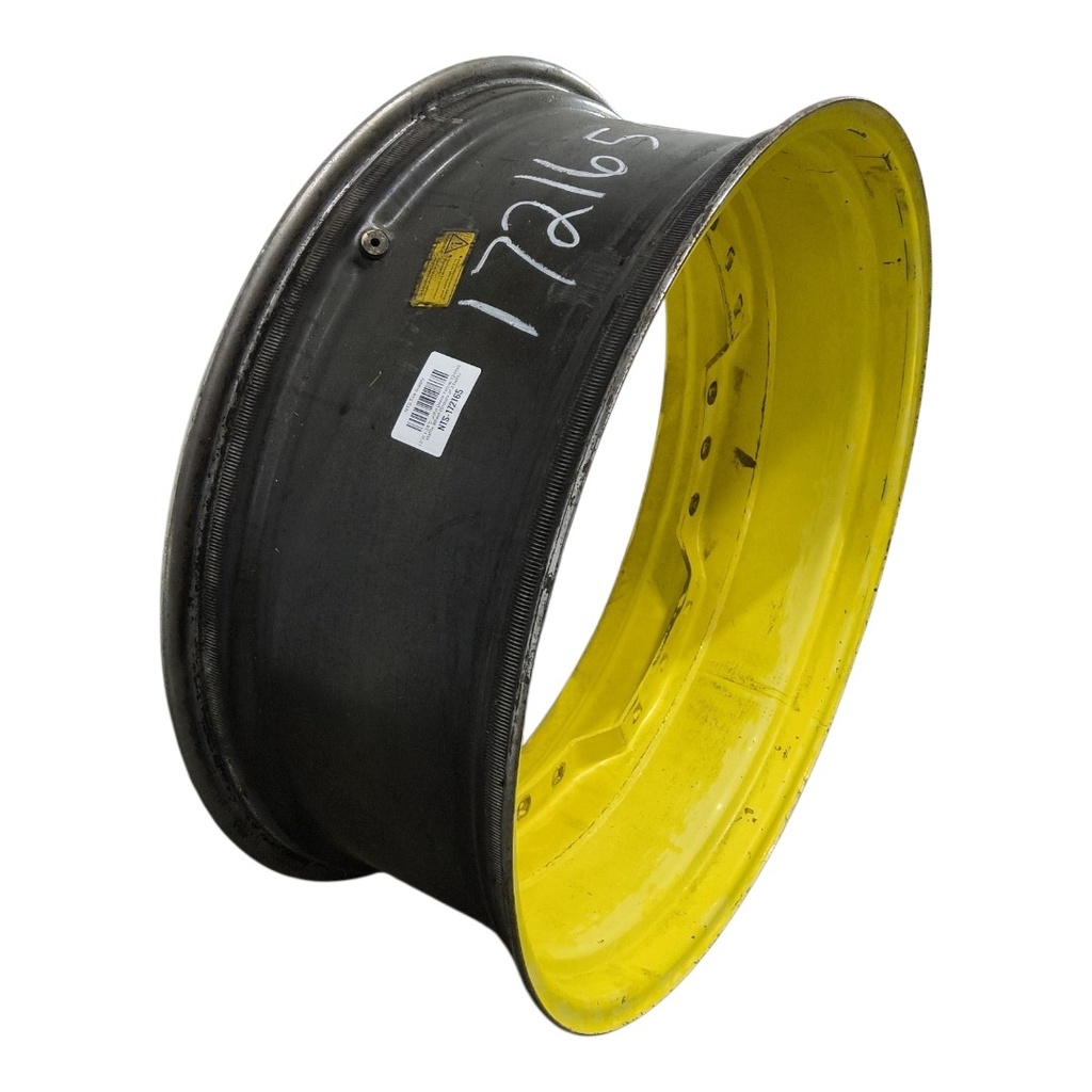 13"W x 34"D, John Deere Yellow 12-Hole Waffle Wheel (Groups of 3 bolts)