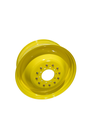 16"W x 42"D, John Deere Yellow 10-Hole Straddle Dual - Inside Main , 8.5" Offset