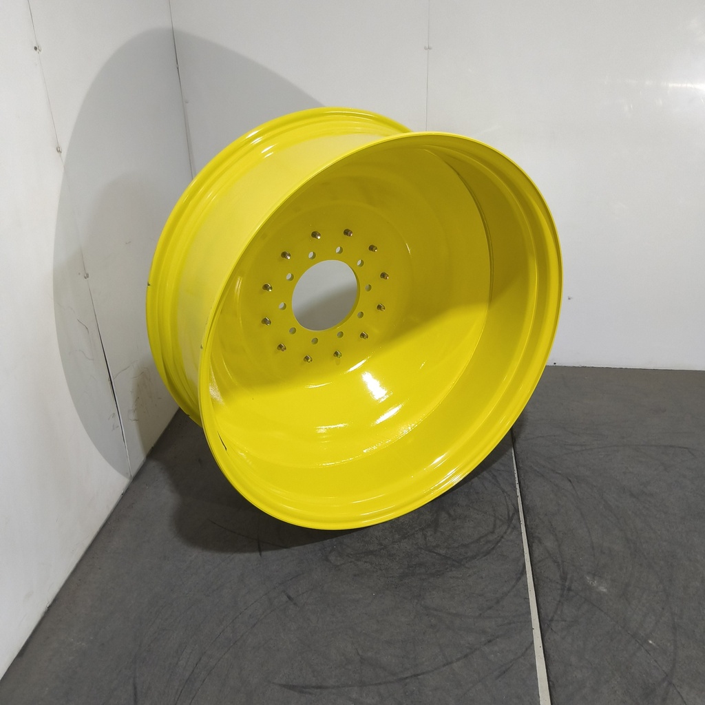 16"W x 42"D, John Deere Yellow 10-Hole Straddle Dual - Inside Main , 8.5" Offset