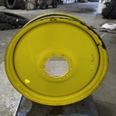 10"W x 42"D, John Deere Yellow 10-Hole Formed Plate Sprayer , 2.56" Offset