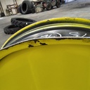 10"W x 42"D, John Deere Yellow 10-Hole Formed Plate Sprayer , 2.56" Offset