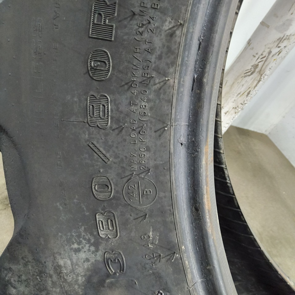 380/80R38 Goodyear Farm DT800 Super Traction R-1W 142A8 60%