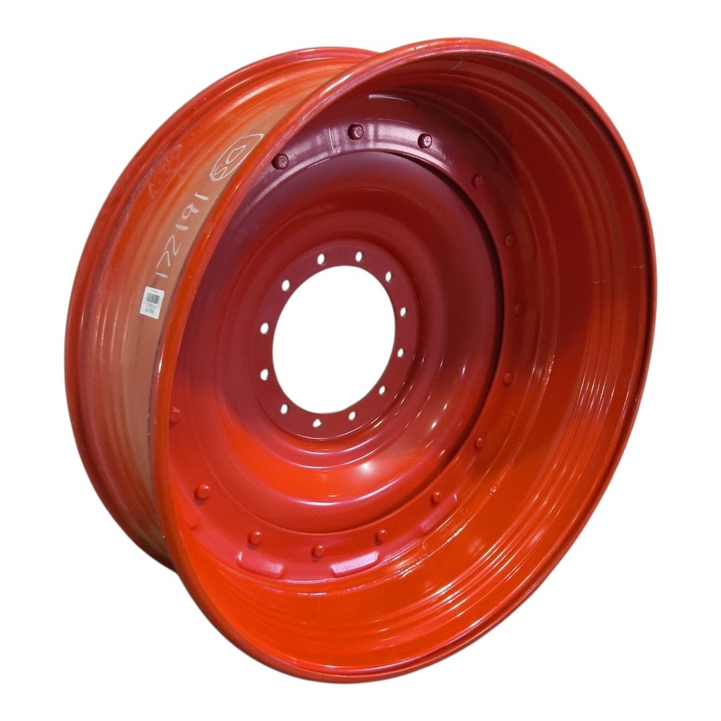 15"W x 50"D, Fendt/Agco Red 16-Hole Stub Disc , 3.25" Offset