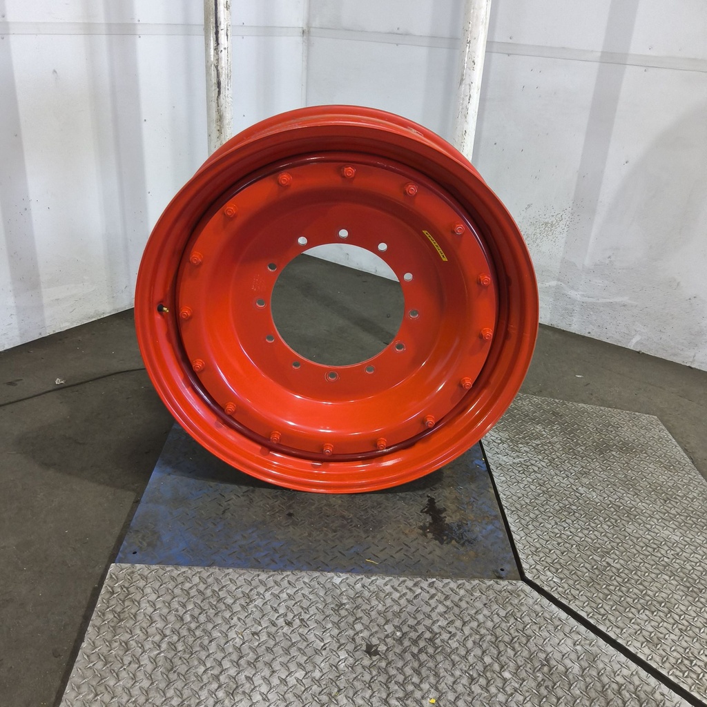 11"W x 38"D, Fendt/Agco Red 16-Hole Stub Disc , 2.38" Offset