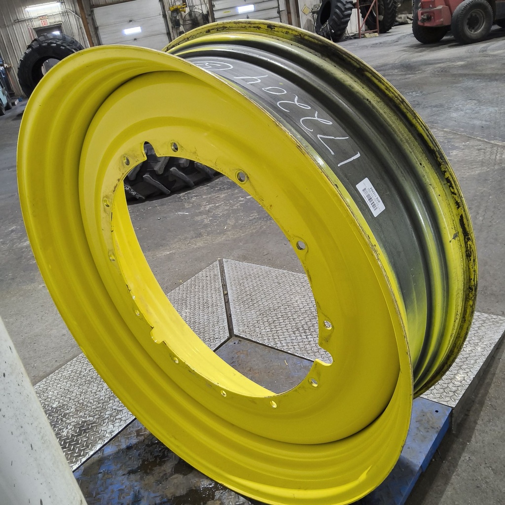 15"W x 50"D, John Deere Yellow 12-Hole Stub Disc , -3.12" Offset