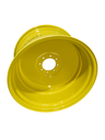 18"W x 28"D, John Deere Yellow 8-Hole Formed Plate , 2.75" Offset