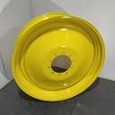 13"W x 46"D, John Deere Yellow 10-Hole Formed Plate , -6.5" Offset