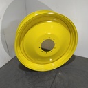 13"W x 46"D, John Deere Yellow 10-Hole Formed Plate , -6.5" Offset