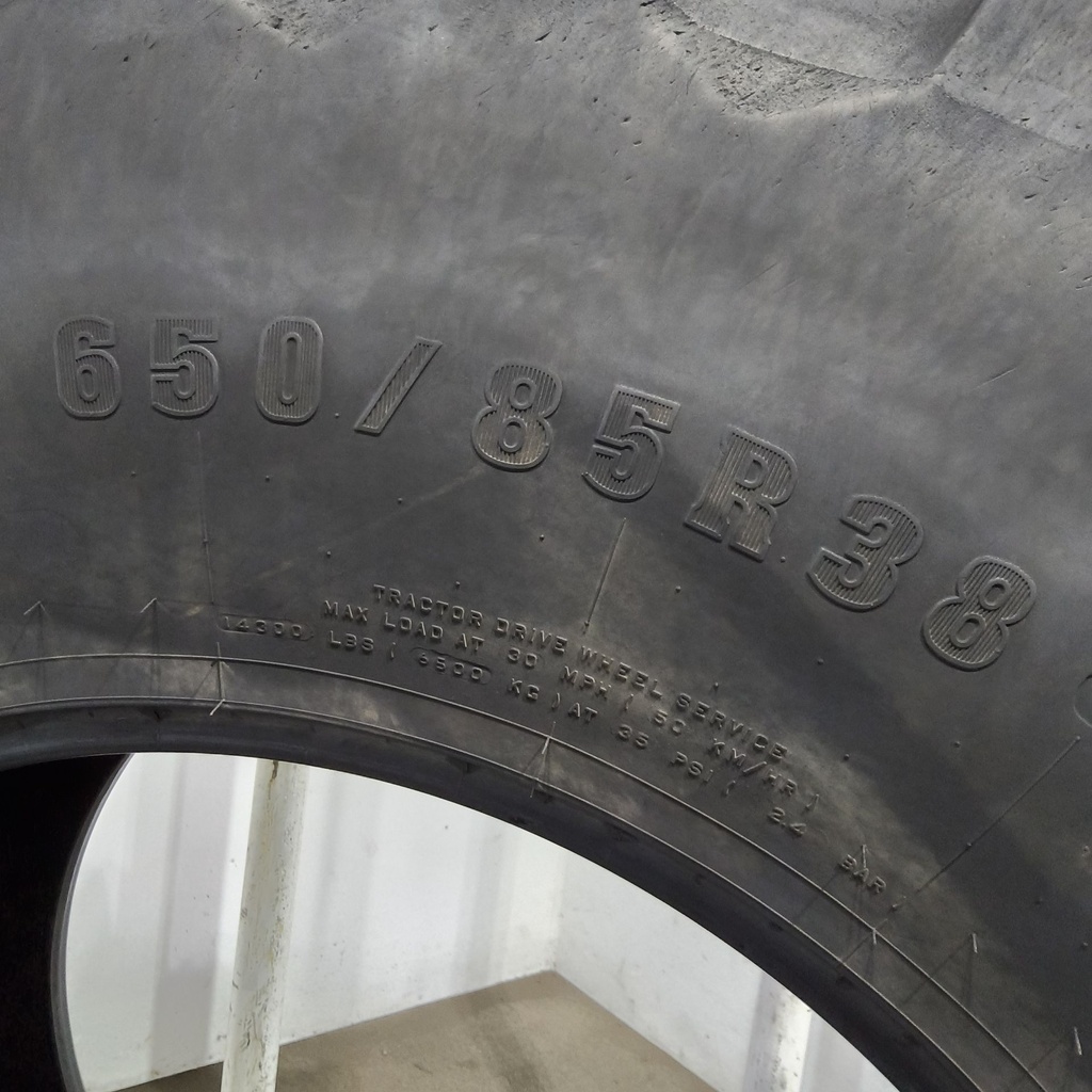 650/85R38 Firestone Radial Deep Tread 23 R-1W 173B 75%