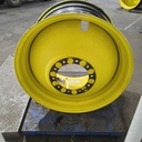 23"W x 38"D, John Deere Yellow 10-Hole Dolly Dual-Outside , -14.38" Offset