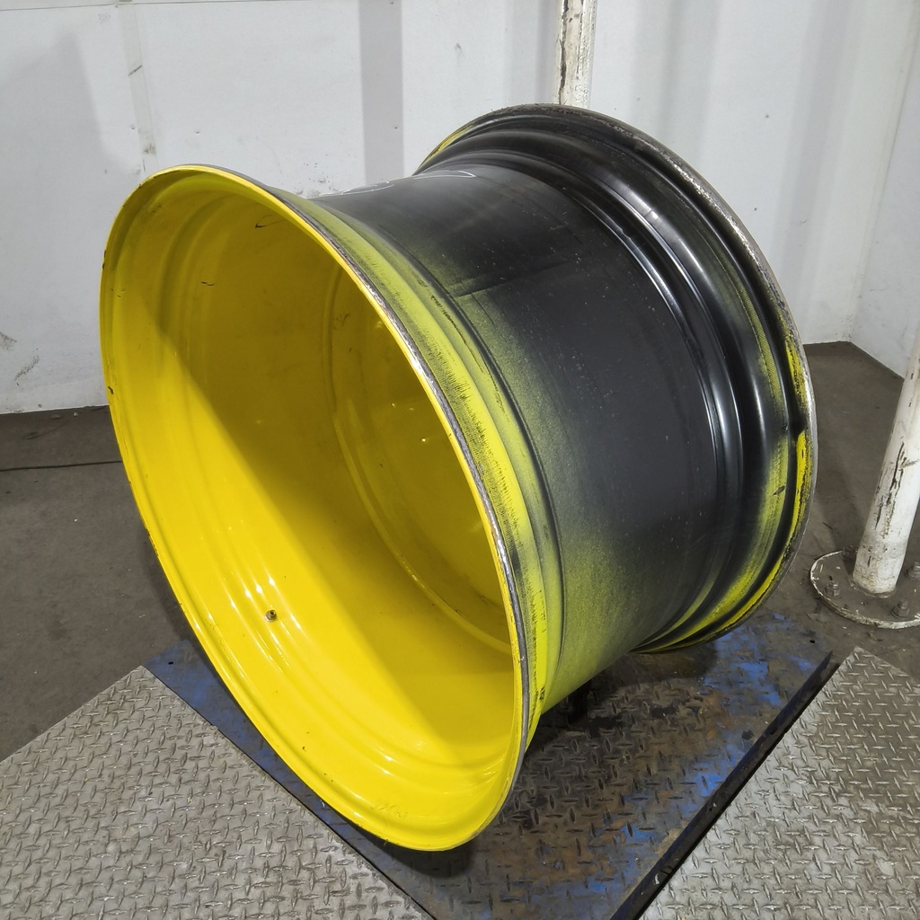 23"W x 38"D, John Deere Yellow 10-Hole Dolly Dual , -16.38" Offset