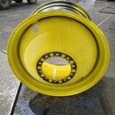 23"W x 38"D, John Deere Yellow 10-Hole Dolly Dual , -16.38" Offset