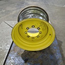 20"W x 26"D, John Deere Yellow 8-Hole Formed Plate , 4.58" Offset
