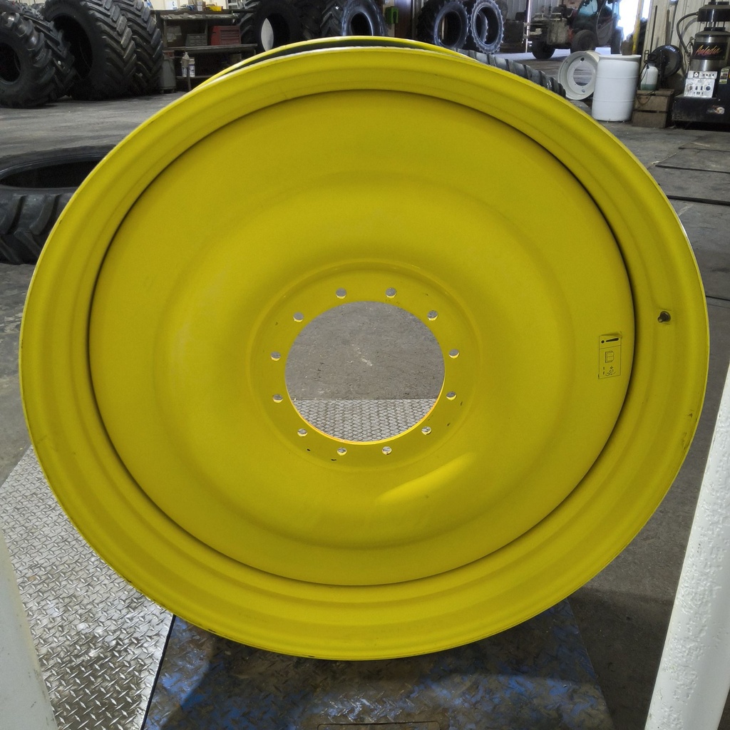 15"W x 50"D, John Deere Yellow 12-Hole Bubble Disc , 0.99" Offset