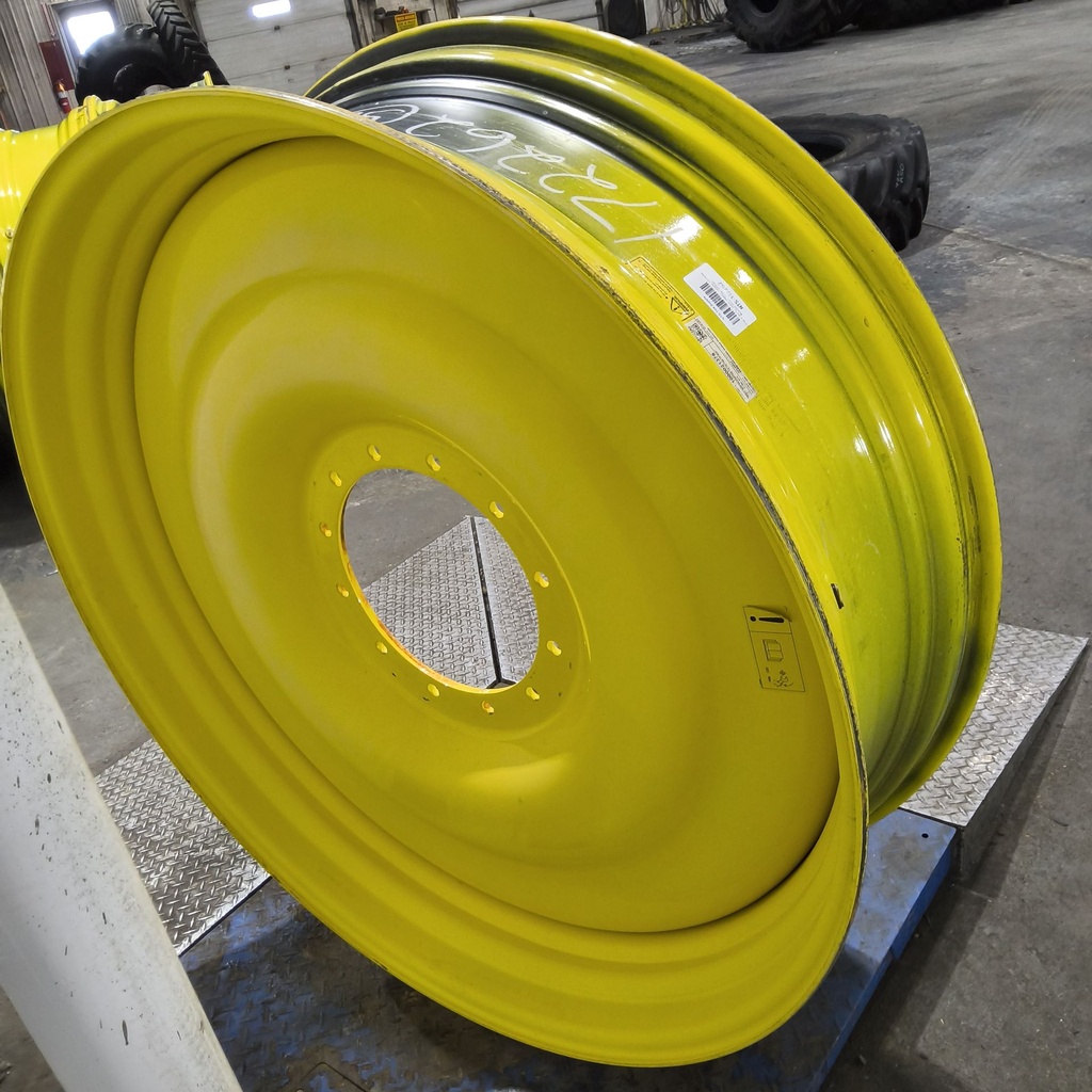 15"W x 50"D, John Deere Yellow 12-Hole Bubble Disc , 0.99" Offset