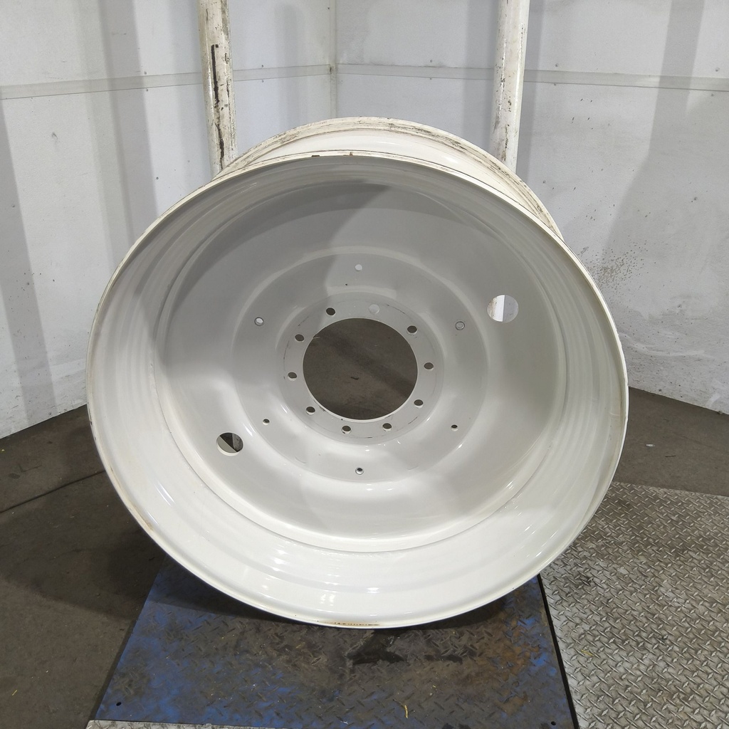 18"W x 42"D, Ford / New Holland White 10-Hole Formed Plate , 0.25" Offset