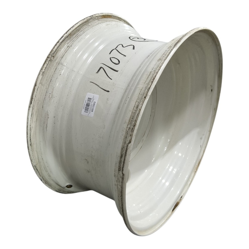 15"W x 30"D, Ford / New Holland White 8-Hole Formed Plate , 1" Offset