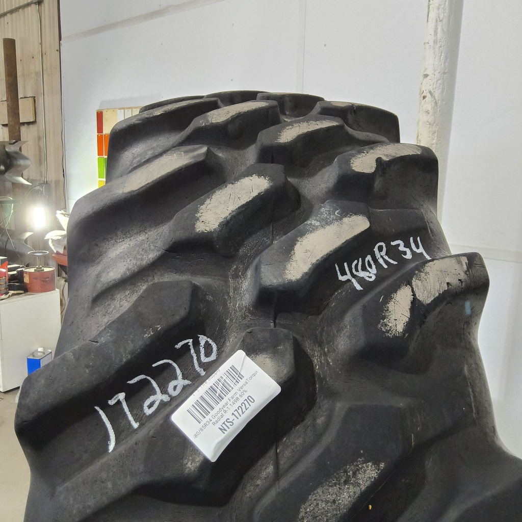 480/85R34 Goodyear Farm VersaTorque Radial R-1 149B 60%