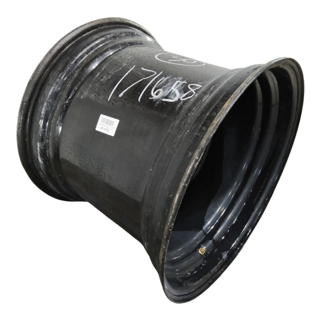 25"W x 30"D, Black 12-Hole Waffle Wheel (Groups of 3 bolts)