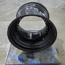 25"W x 30"D, Black 12-Hole Waffle Wheel (Groups of 3 bolts)