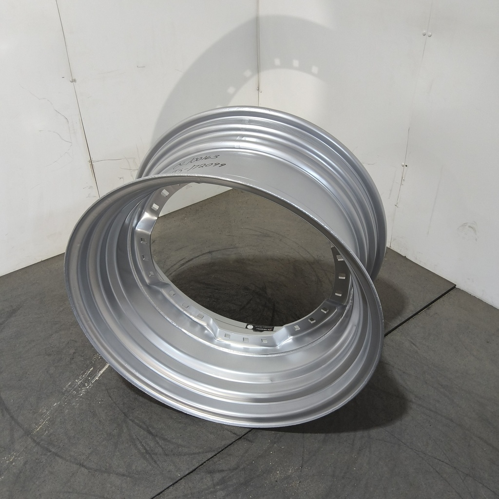15"W x 30"D, Case IH Silver Mist 12-Hole Waffle Wheel (Groups of 3 bolts)