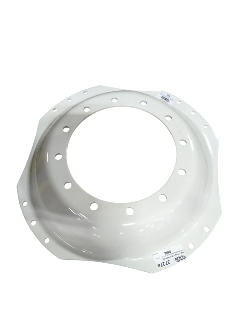 12-Hole Waffle Disc (Groups of 3 Bolts) Center for 34" Rim, Ford / New Holland White