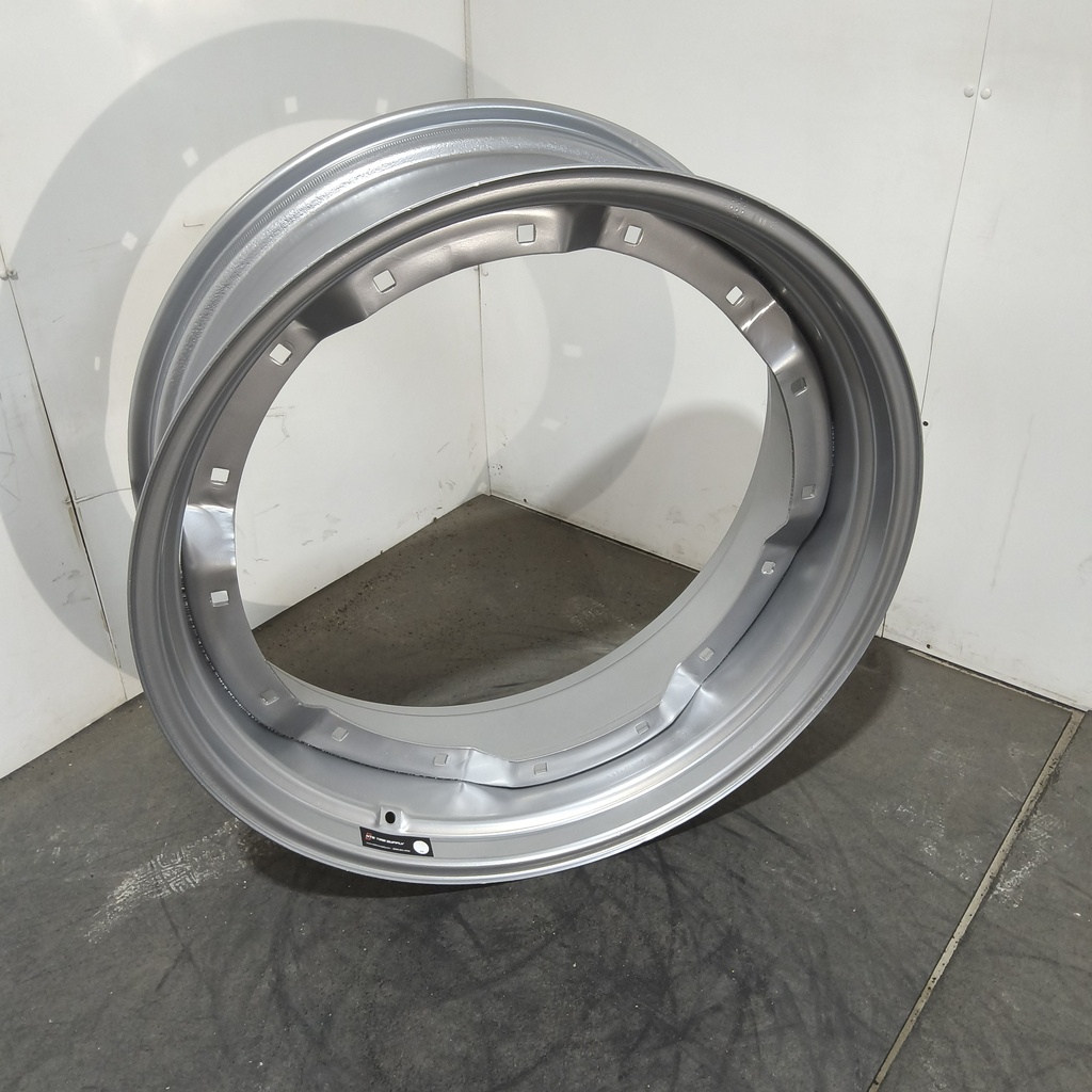 13"W x 34"D, Case IH Silver Mist 8-Hole Waffle Wheel (Groups of 2 Bolts)