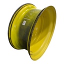 18"W x 42"D, John Deere Yellow 10-Hole Dolly Dual , -13.38" Offset