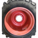 44"W x 46"D, Fendt/Agco Red 12-Hole Bubble Disc , -6.88" Offset