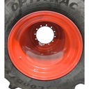 36"W x 32"D, Fendt/Agco Red 12-Hole Formed Plate , -12.75" Offset