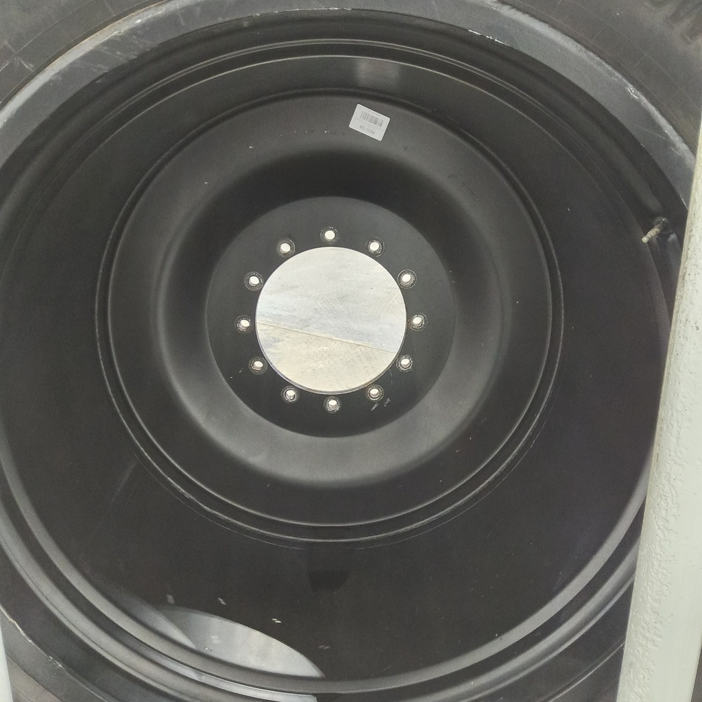 44"W x 46"D, Flat Black 12-Hole Bubble Disc , -6.88" Offset